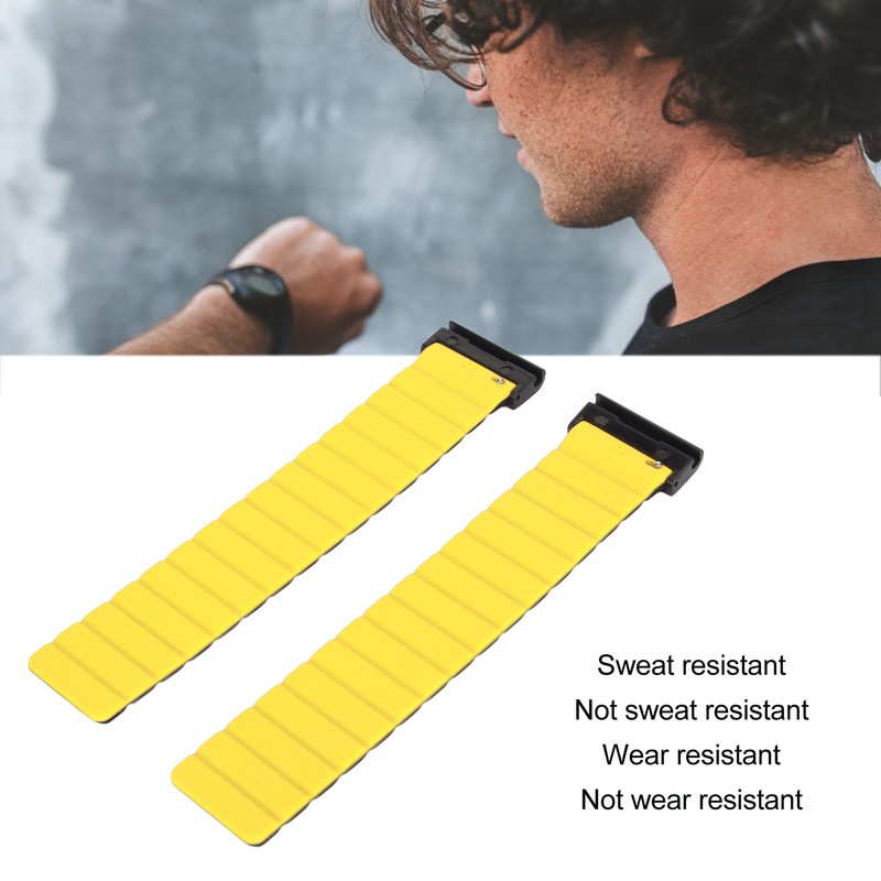 Magnetic Watch Band 26mm Sweat Proof Silicone Watch Strap Quick