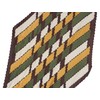 Allegra K Women's Pleated Scarf, Neckerchief, Checkered Pattern, Rhombus Shape,