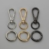 TANJUN Key-Chain with Quick-Release Spring Clip Keyrings - Car Keychain