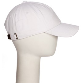 Custom Dad Hat A to Z Initial Letters Classic Baseball Cap, White Hat with Blue Red Letter V