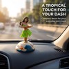 1 Pc Solar Powered Dancing Figures Decoration, Hawaiian Hula Dance