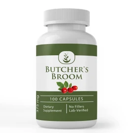 Pure Original Ingredients Butcher's Broom, (100 Capsules) Always Pure, No Additives Or Fillers, Lab Verified