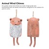 Rustic Hanging Animal Wind Chimes Resin Hand Made Natural Garden