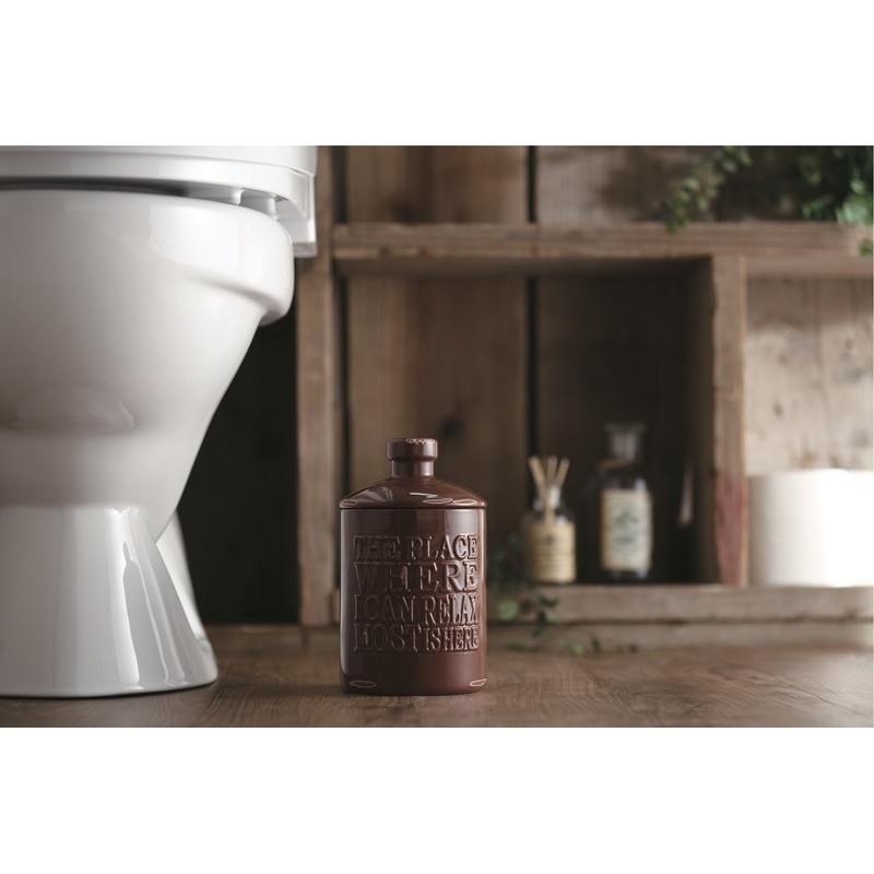 Setocraft Vintage Style Toilet Room Toilet Pot (Vintage) Dark Brown