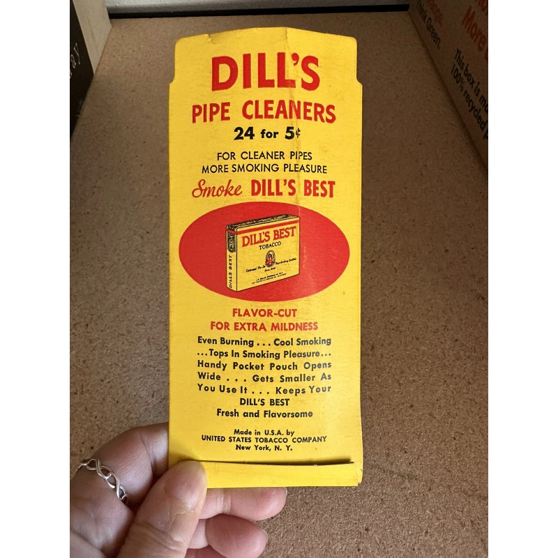 Dills Vintage DILL'S Pipe Cleaners 3 Pack Dozen Each