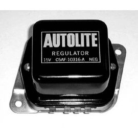 Maryland Mustang NEW! 1965 - 1966 - 1967  Mustang Voltage Regulator Black w/ Silver Autolite Logo