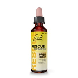 RESCUE Bach RESCUE REMEDY Dropper 20mL, Natural Stress Relief, Homeopathic Flower Essence, Vegan, Gluten & Sugar-Free, Non-Habit Forming