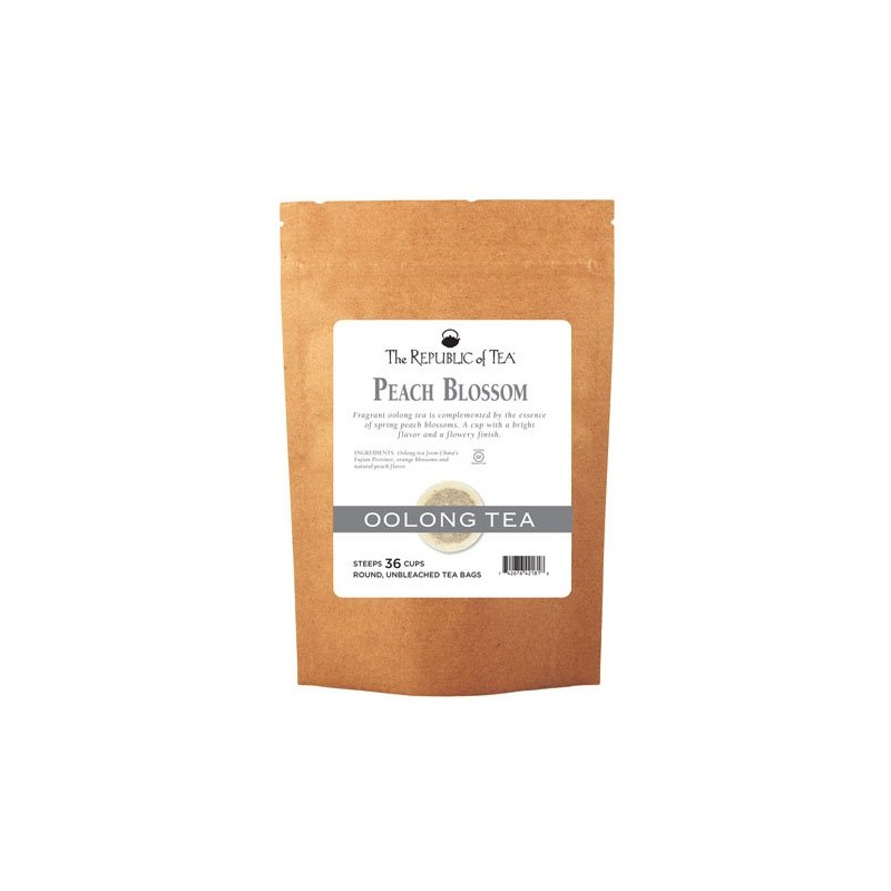 The Republic of Tea Peach Blossom Oolong Tea, 36 Tea