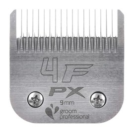 GROOM PROFESSIONAL Pro X Clipper Blade for Dog Grooming - Detachable Clipper Blade - Hardened Steel - Excellent Resistance to Wear & Excellent Cutting Performance - Replacement Blade - 4F