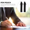 25 Pcs Black Velvet Drawstring Pen Pouch - Soft Protective