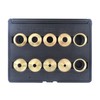 10 Piece Set Solid Brass Precision Machined Router Template Bushings