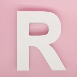 Wooden Letters for Wall Decor,Wooden Letters R Free-Standing for Children Kids Bedroom Wedding Birthday Party Home Decor