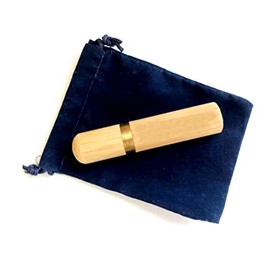 New Natural Sandalwood Cremation Urn/Scattering Tube - Fits Pocket or Purse, Perfect for Travel, TSA Compliant