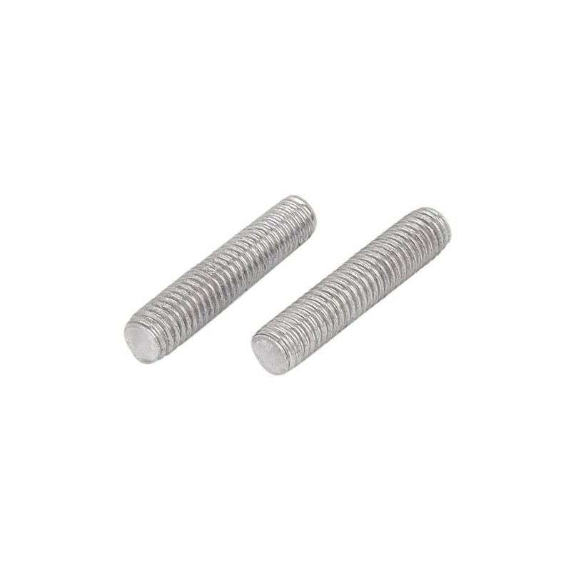 Sourcingmap M6 x 30mm Fully Male Threaded 304 Stainless Steel