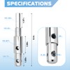 Two Stage Auger Adapter Suitable for 3/4" and 7/8" Internal