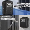 DIYGEEK Key Safe with Code, Outdoor Key Safe with Number
