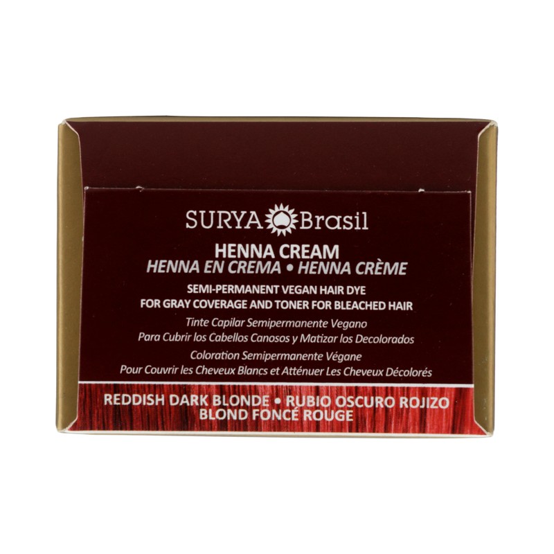 Surya Brasil - Reddish Dark Blonde Semi Permanent Henna Cream