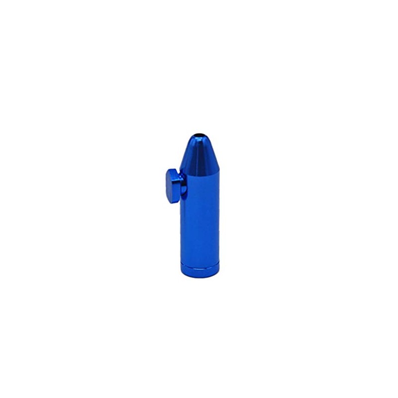 M&M Smartek Sniff Snuff Bottle Dispenser Metal Version 2.0 (Blue)
