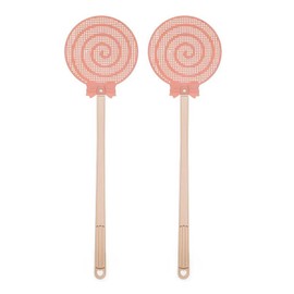 Fly Swatter, Fly Swatter for Indoors, FlySwatter, Fly Swatters Pink 2PCS