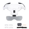 Magnifying Glasses for Eyelash Extensions with 2 LED Light Headband