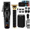 LQT Hair Clippers for Men,3 In1 Cordless Beard Trimmer Electric