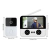 Splenssy M16 Video Doorbell with Screen, Wireless Home Surveillance Doorbell,