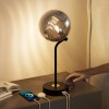 HYMELA 3-Way DimmableTable Lamp for Living Room with USB A+C