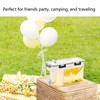 3.5L Drink Dispenser with Spigot Rubber Ring Safe Large Capacity