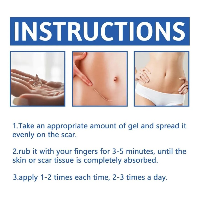 2 Cremas Para Cicatrices, Gel De Silicona Para Cicatrices,