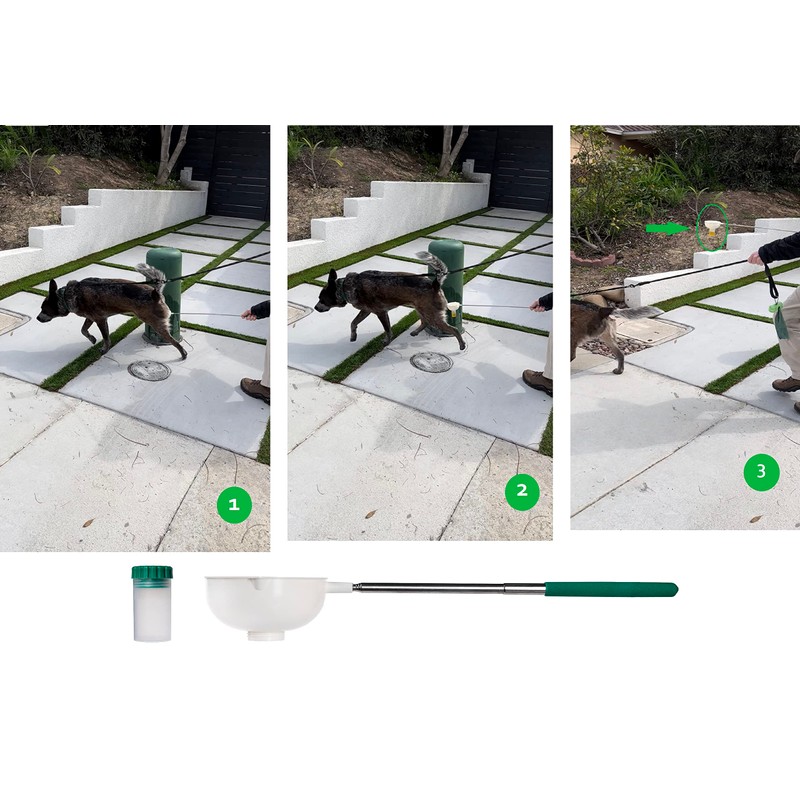 P-Scoop Telescopic Urine Collector for Medium/Large Male Dogs - with