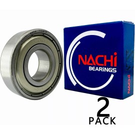 Nachi 2PACK NACHI 6203ZZECM 6203ZZ 17X40X12MM Double Metal Bearings 6203ZZ 6203-2Z