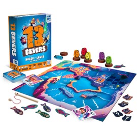 13 Bivers - Adventurous Board Game from 7 Years - Higher or Lower - for All Ages - 2 to 6 Players
