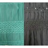 Polyester Ruched Chiffon with Chevron Pattern & Sequins Fabric by