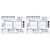 2PCS ECG Ruler 7 Step - Plastic ECG Card -