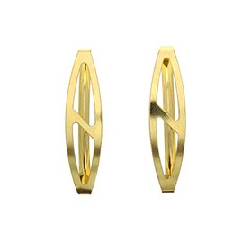 Zac's Alter Ego Pair of Clip-in End Barrettes/Hair Slides with Cut-Out