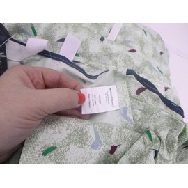 Encompass 12 Pack: Patient IV Snap Exam Gown Monet, One Size, Seafoam/Blue 45285-MNS