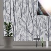 Leaf Pattern Window Tint with Installation Tools, Blackout Window Cover,