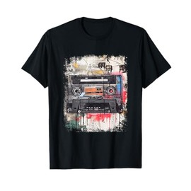 Retro Style Old School Music Tape Cassette Vintage Mixtape T-Shirt