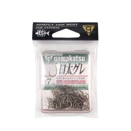 Gamakatsu single hook mouth thick gure the box 7 No. 80 tea 66335
