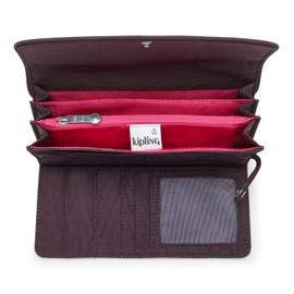 Kipling Money Land, Large Wallet, 3 x 80 x 38 cm, Ultimate Plum (Purple)