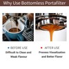 51mm Bottomless Portafilter for CM5418, 3 Ears Portafilter with 51mm