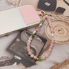cioatu Cute Phone Wrist Strap Chic Beaded Cellphone Lanyard with