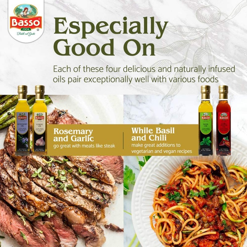 BASSO 1904 - Infused Extra Virgin Olive Oil Gift Box