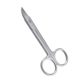 Crown Beebee Scissor Dental Surgical Instruments 4.25 Curved