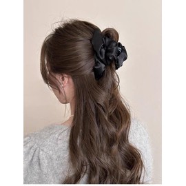 3PCS Cloud Hair Clip for Women,Silk Hair Claw Clips High Cranial Crest,Large Banana Jaw Clip Strong Hold,Barrettes Hair Accessories Birthday Mother‘s Day Gift for Styling Thick Thin Curly Hair