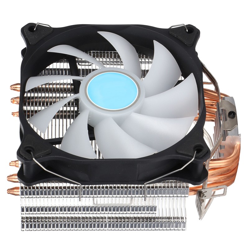 CPU Fan 4 Pure Copper Heat Pipes Mute Heatsink with
