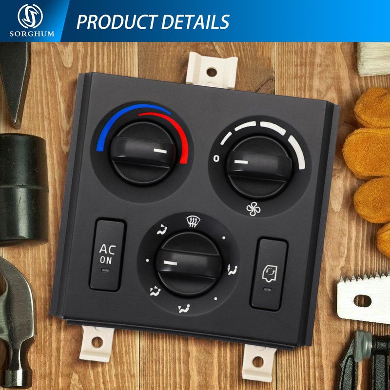 Sorghum Climate Control Module - A/C Control Panel Module 12V