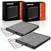 A-Premium 2-PC Cabin Air Filter with Activated Carbon Compatible with