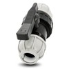 Instalguru PE-Fitting Ball Valve 2-Way 20mm x 20mm Clamp Valve