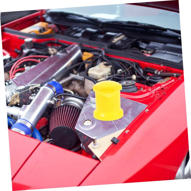 ABOOFAN 8pcs Durable Plastic Wheel Lug Nut Covers Visual Indicator